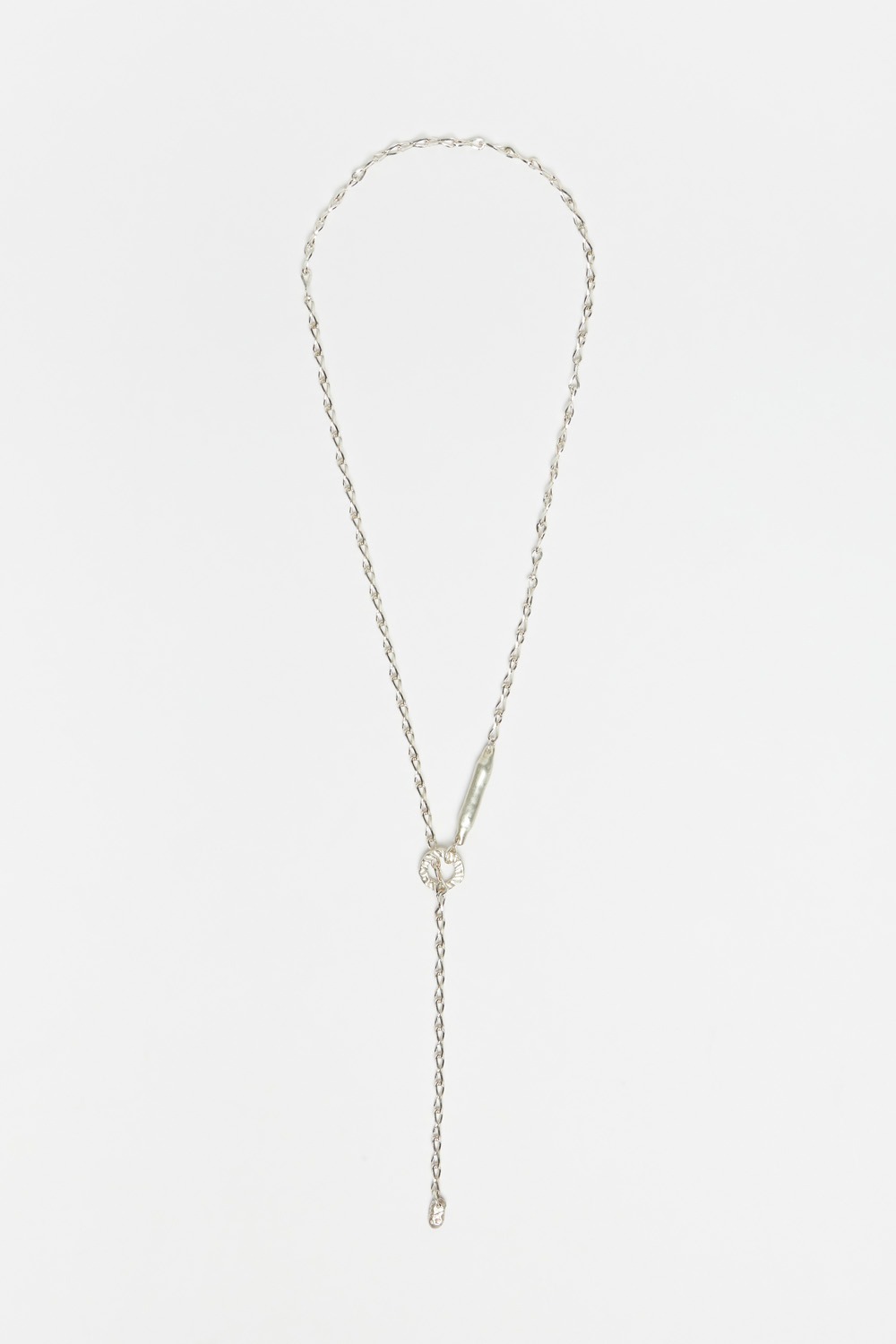 Safety-Pin Pendent Chain Necklace (Women)